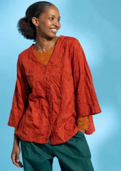 Blus "Clementine" i ekologisk bomull