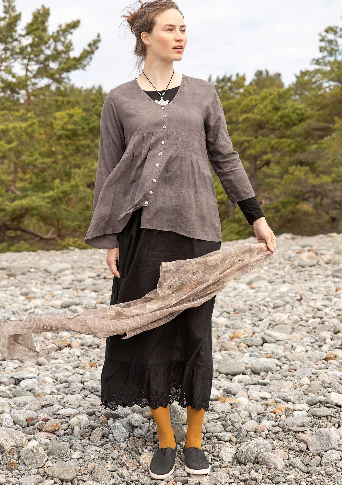 Blus "Samira" i ekologisk bomull