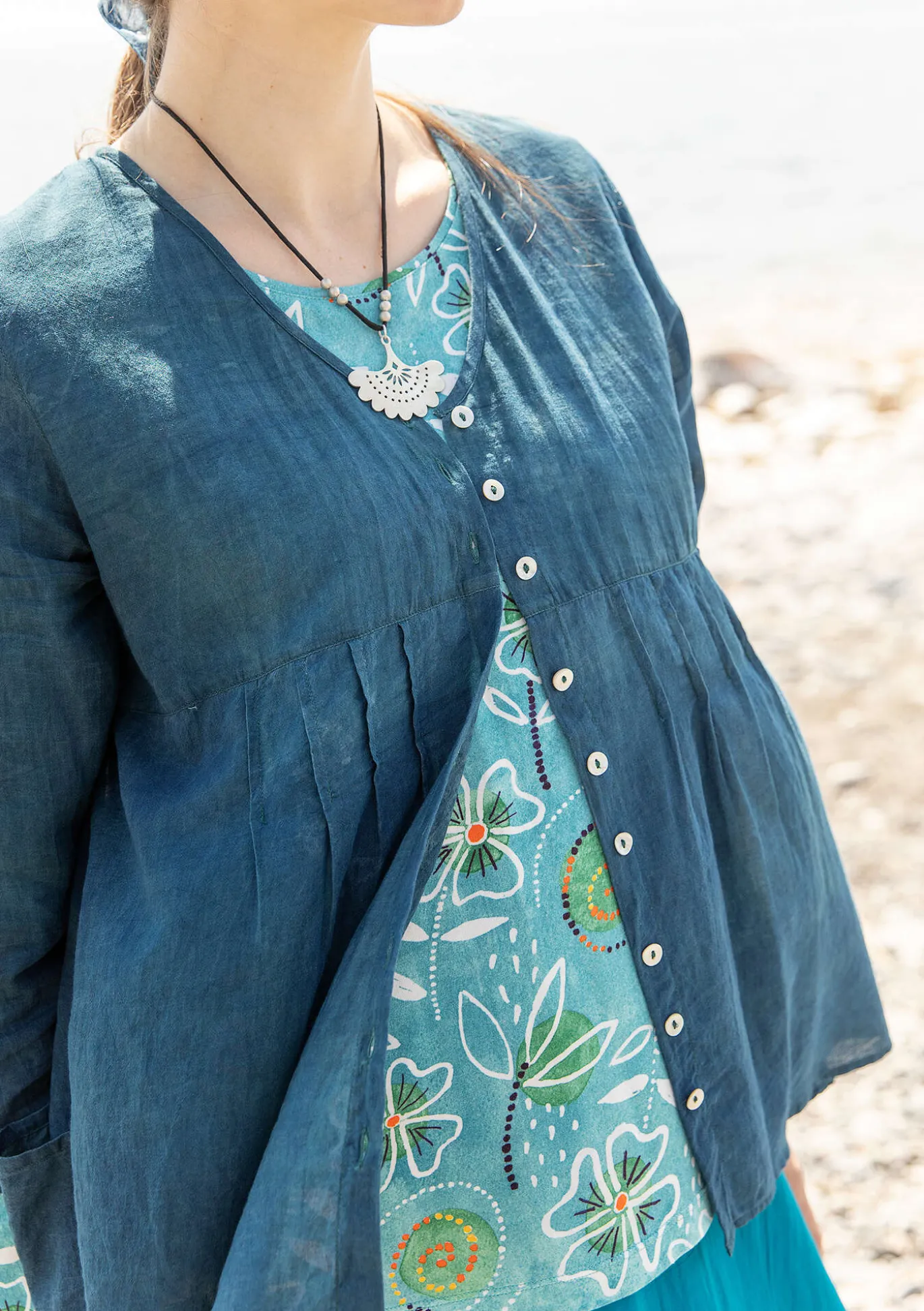 Blus "Samira" i ekologisk bomull