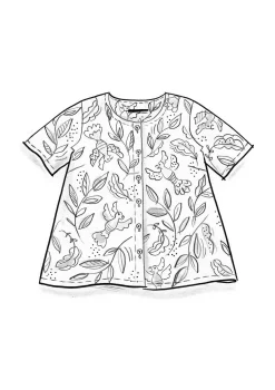 Blus "Uuve" i ekologisk bomull