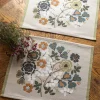 Bordstablett "Wild rose" i ekologisk bomull
