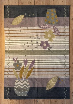 Broderad matta 