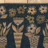 Dörrmatta "Flower pots" i kokosfiber