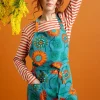 Förkläde "Sunflower" i ekologisk bomull/ lin