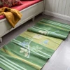 Gångmatta "Leaves" i ekologisk bomull
