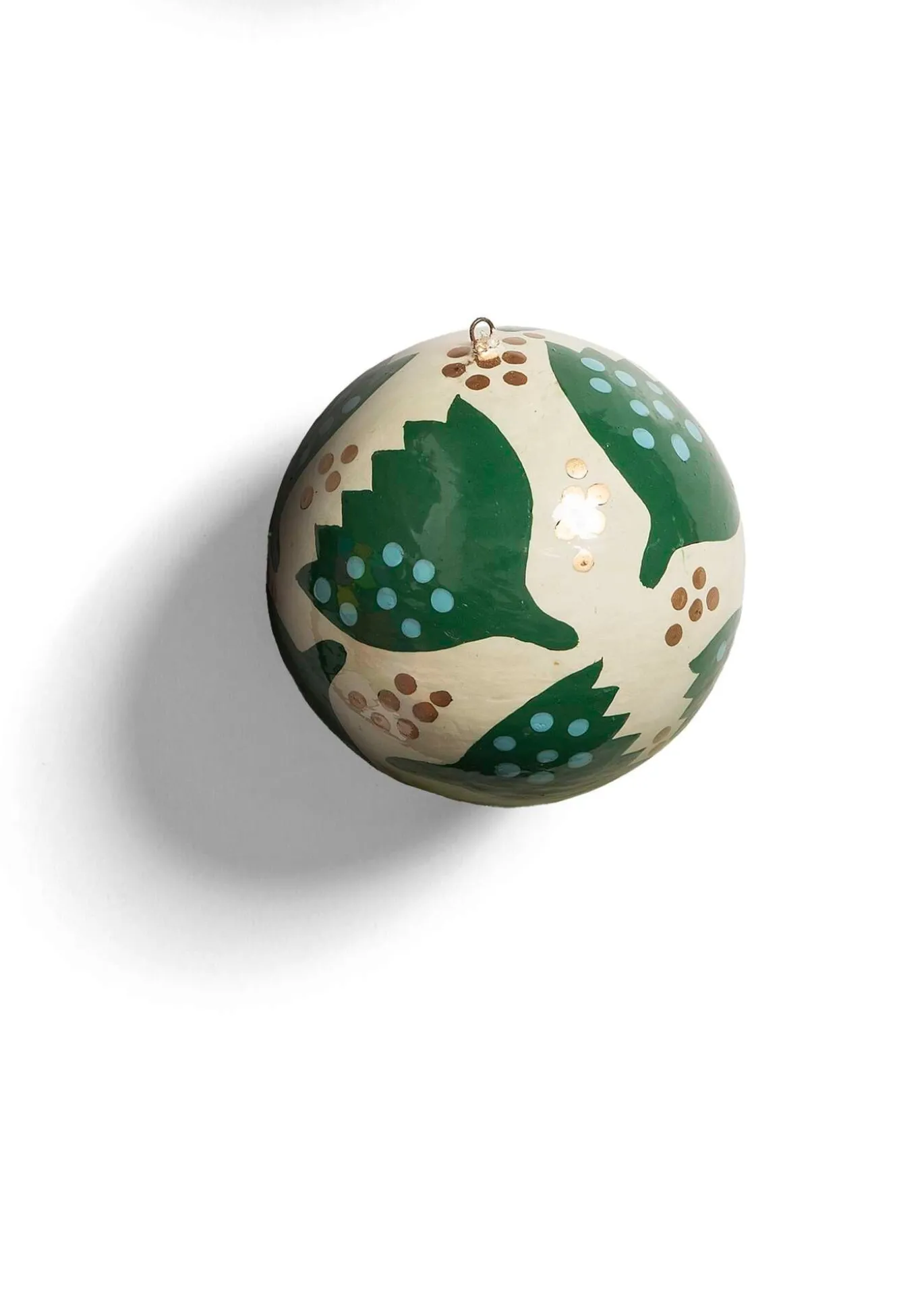 Julkula "Gnistra" i papier maché