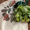 Kökshandduk "Fruits" i ekologisk bomull