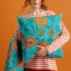 Kuddfodral "Sunflower" i ekologisk bomull/lin