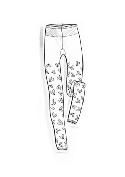 Leggings "Fjät" i återvunnen polyamid