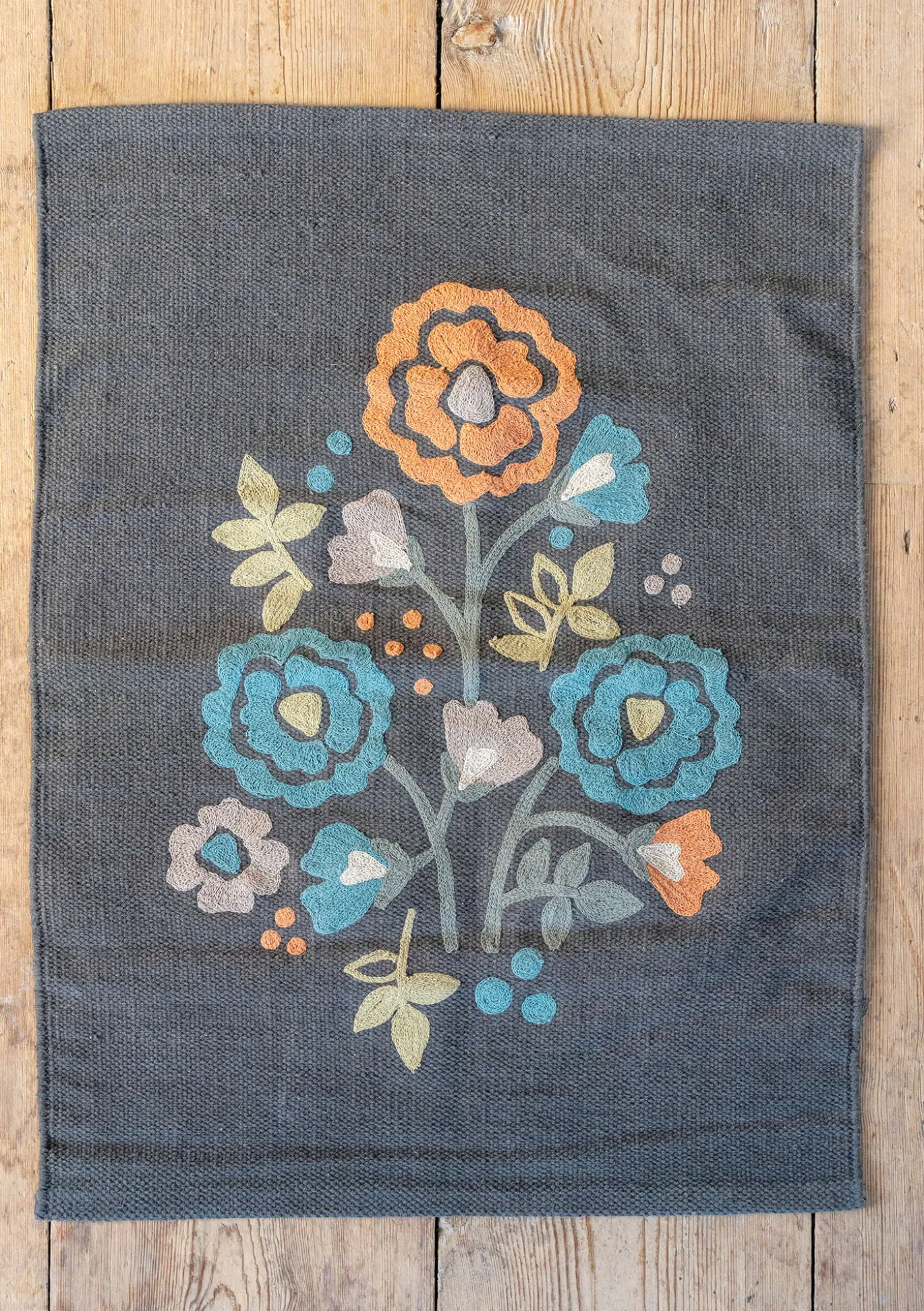 Matta "Wild rose" i ekologisk bomull