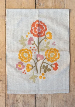Matta "Wild rose" i ekologisk bomull