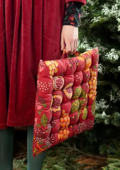 Sittdyna "Fruits" i ekologisk bomull
