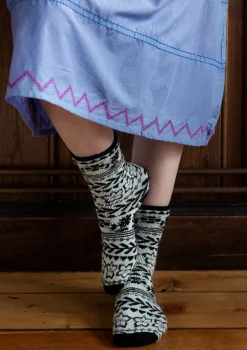 Socka "Twinkle" i ullfrotté