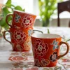 Temugg "Wild rose" i keramik