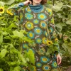 Trikåklänning "Sunflower" i lyocell/elastan
