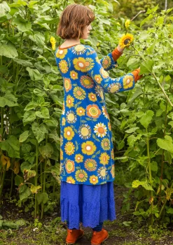 Trikåklänning "Sunflower" i lyocell/elastan