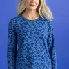 Trikåtop "Ylva" i ekologisk bomull/elastan