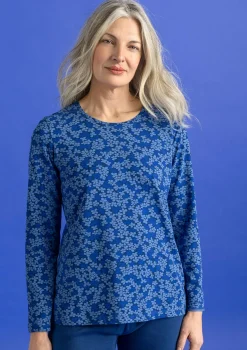 Trikåtop "Ylva" i ekologisk bomull/elastan