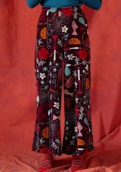 Velourbyxa "Fyrverkeri" i ekologisk bomull/återvunnen polyester