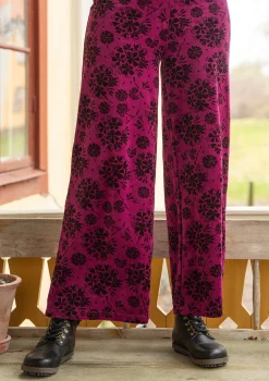 Velourbyxa "Selma" i ekologisk bomull/återvunnen polyester