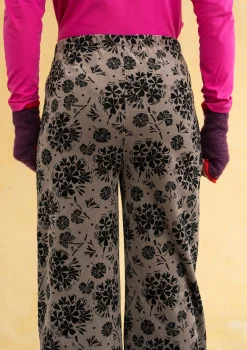 Velourbyxa "Selma" i ekologisk bomull/återvunnen polyester