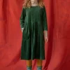 Velourklänning "Fyrverkeri" i ekologisk bomull/återvunnen polyester
