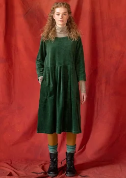 Velourklänning "Fyrverkeri" i ekologisk bomull/återvunnen polyester