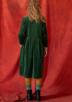 Velourklänning "Fyrverkeri" i ekologisk bomull/återvunnen polyester