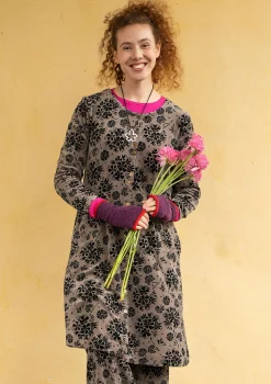 Velourklänning "Selma" i ekologisk bomull/återvunnen polyester