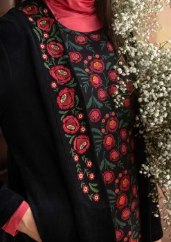 Velourkofta "Nora" i ekologisk bomull/återvunnen polyester