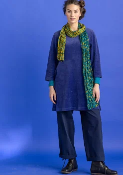 Velourtunika i ekologisk bomull/återvunnen polyester