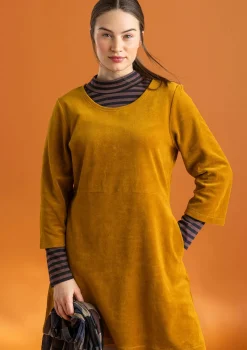 Velourtunika i ekologisk bomull/återvunnen polyester