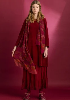 Velourtunika i ekologisk bomull/återvunnen polyester