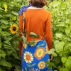 Väska "Sunflower" i ekologisk bomull/lin