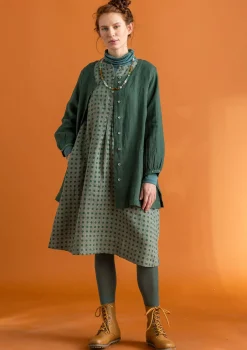 Vävd artistblus ”Asta” i lin