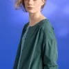 Vävd blus ”Hedda” i ekologisk bomull