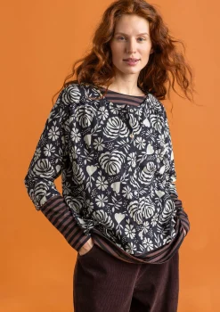 Vävd blus ”Hedda” i ekologisk bomull
