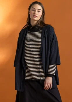 Vävd kimono i ekologisk bomullsdobby