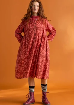 Vävd klänning ”Hedda” i ekologisk bomull