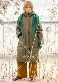 Vävd kviltad kappa "Svalbard"