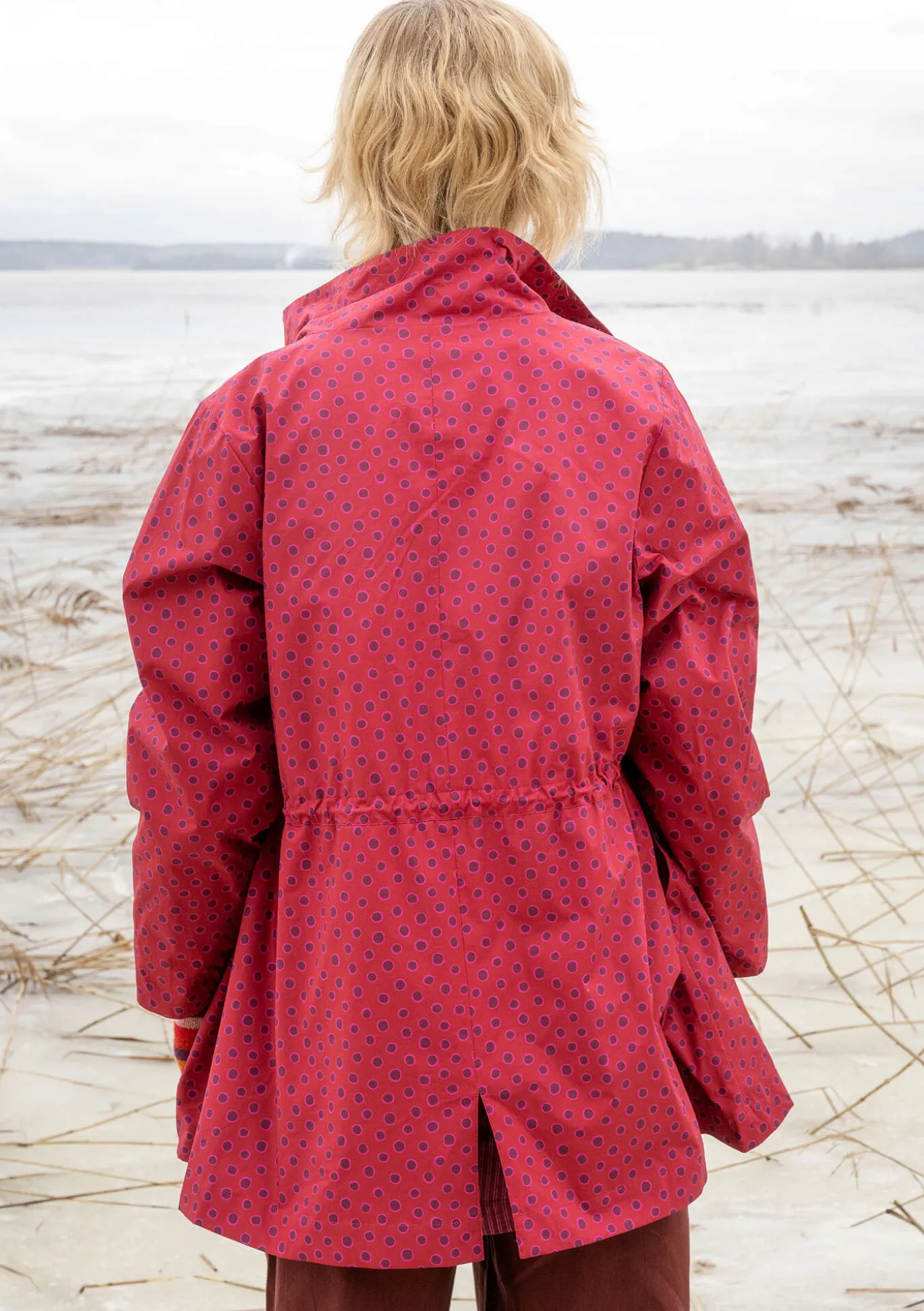 Vävd parkas "Lucy" i ekologisk bomull