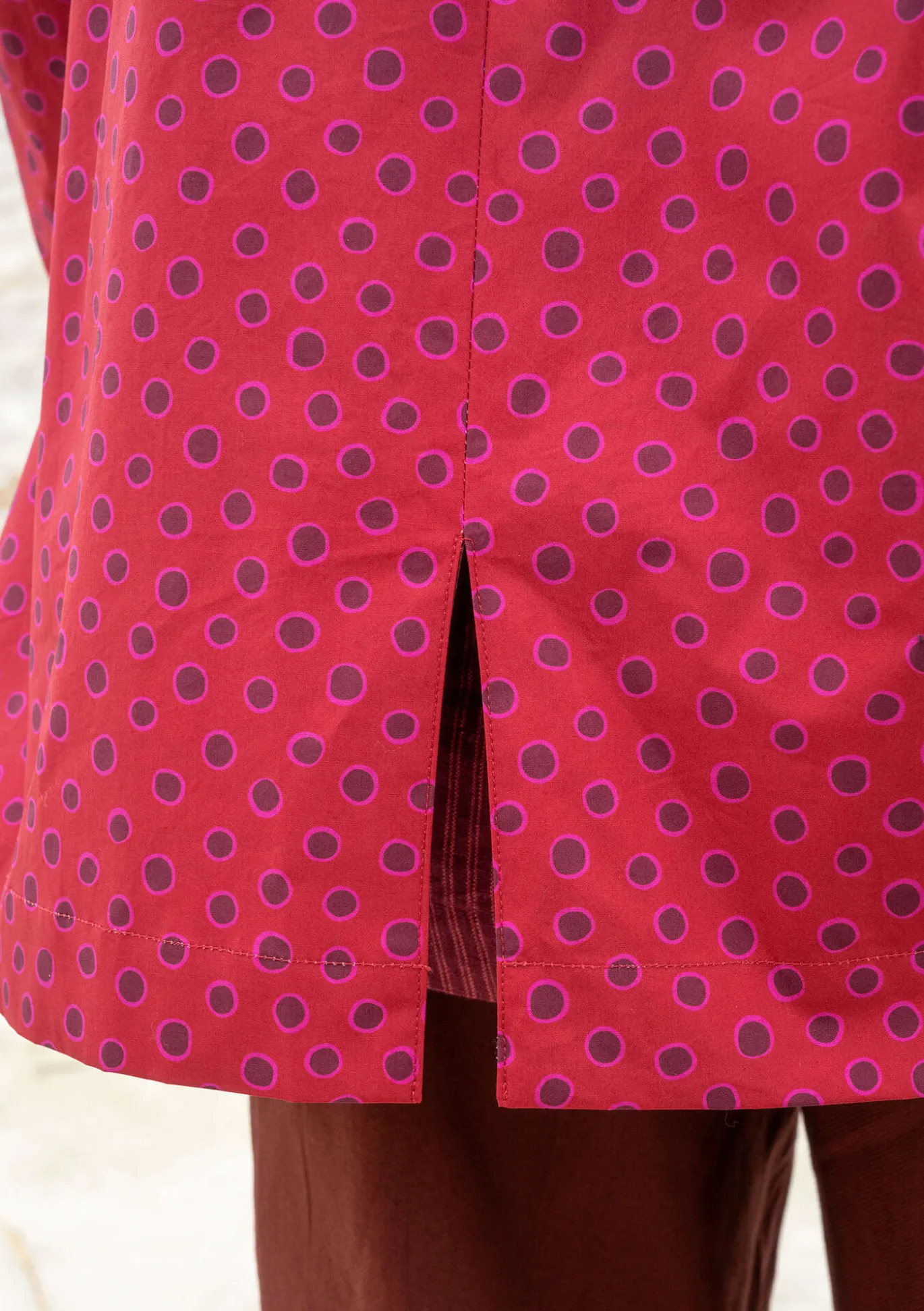 Vävd parkas "Lucy" i ekologisk bomull