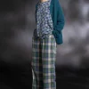 Vävd pyjamasbyxa "Skagen" i ekologisk bomull