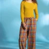 Vävd pyjamasbyxa "Skagen" i ekologisk bomull